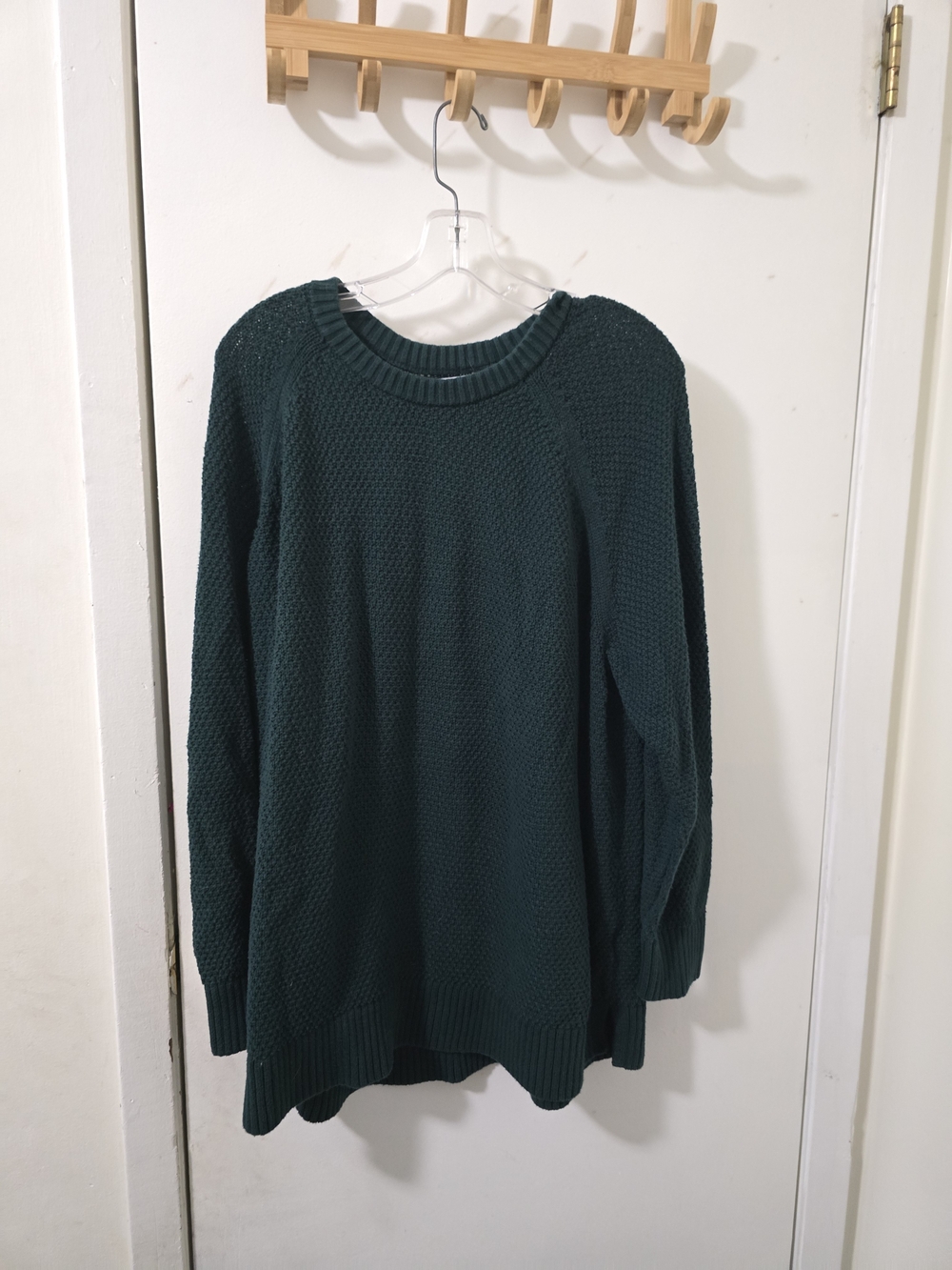 ✨ Old Navy Dark Teal Textured Knit Tunic Sweater ✨